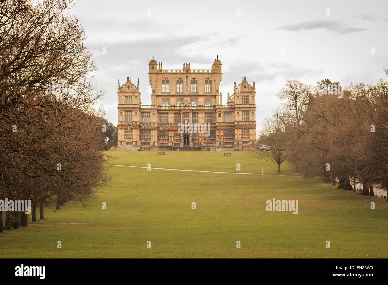 Wollaton Hall - Wayne Manor Stockfoto