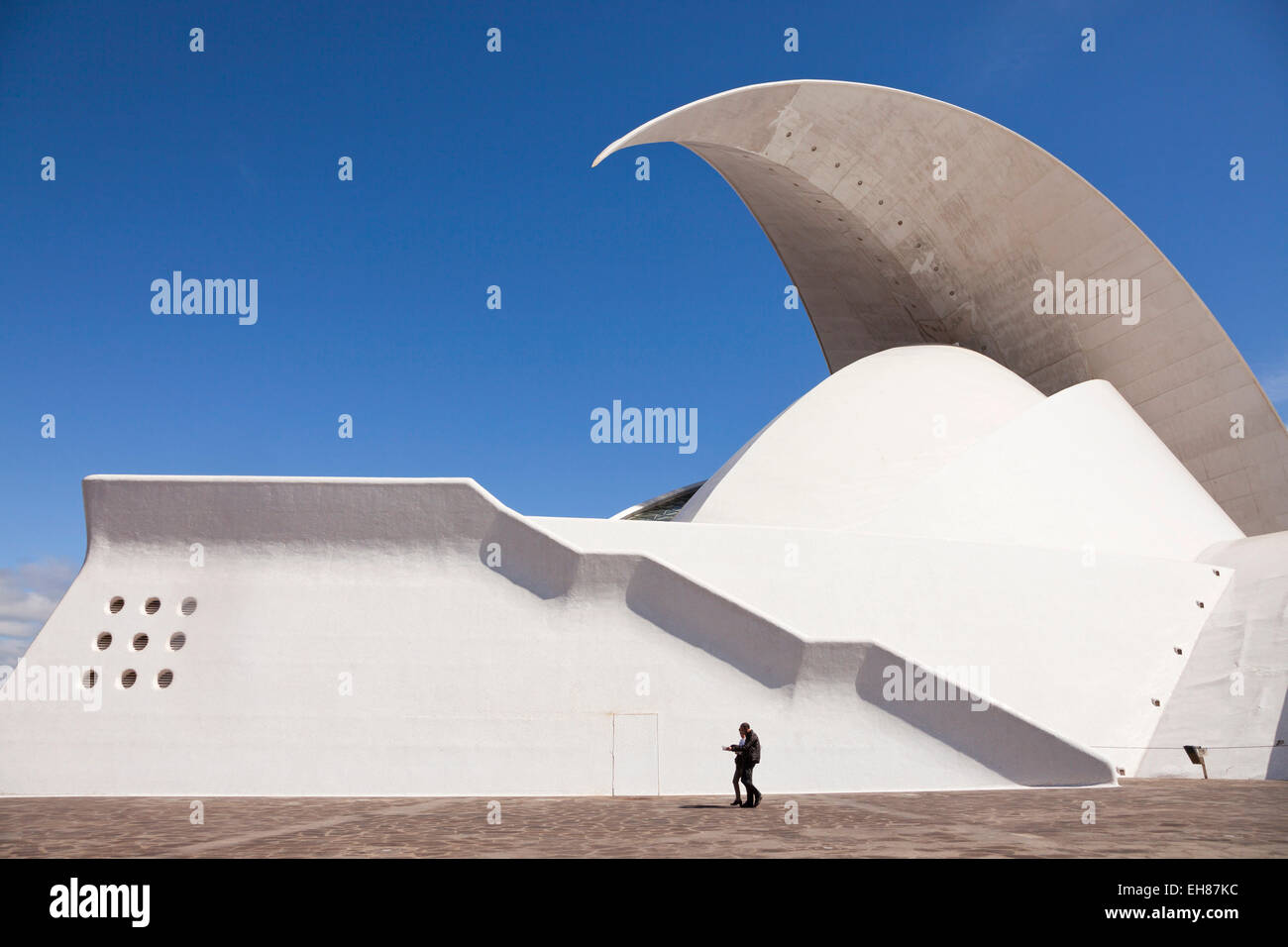 Auditorio de Tenerife "Adán Martín", Avantgarde Kongress- und Konzertsaal, vom Architekten Santiago Calatrava Stockfoto