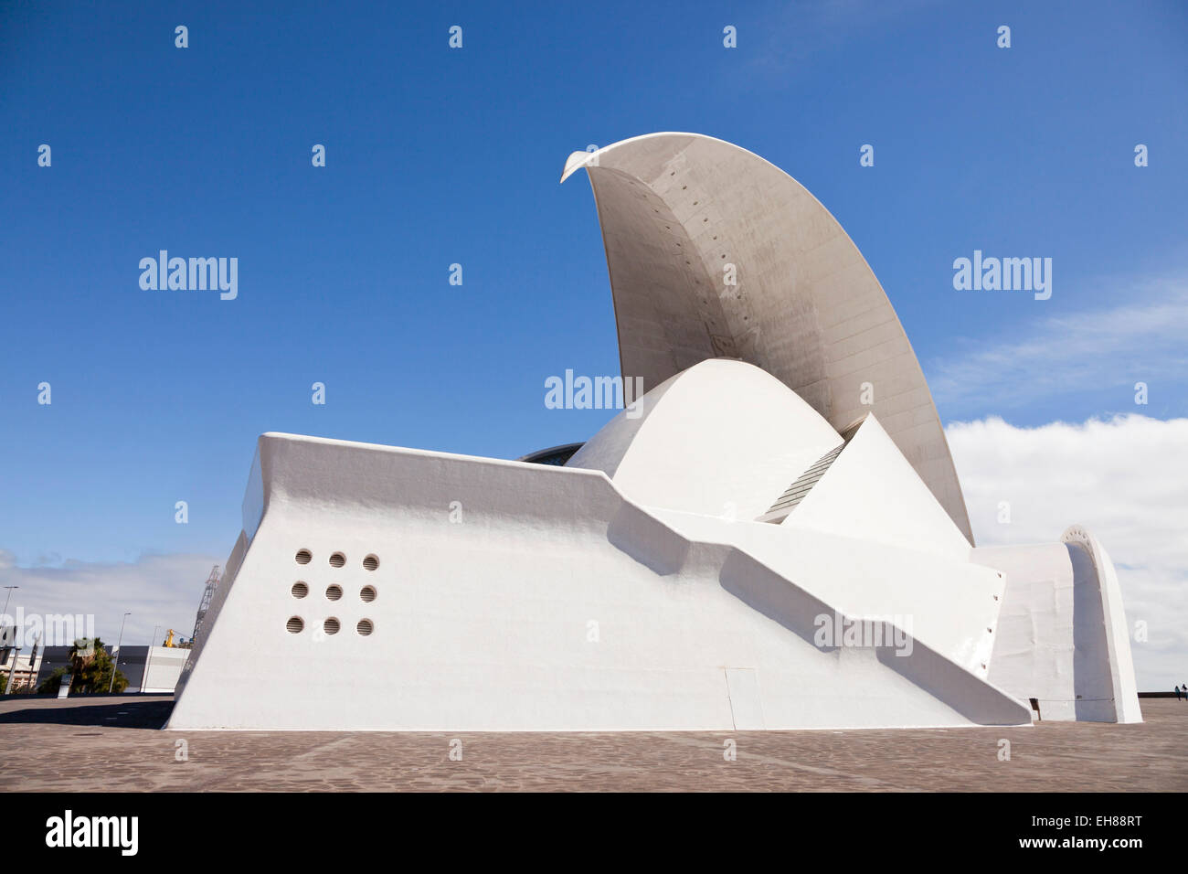 Auditorio de Tenerife "Adán Martín", Avantgarde Kongress- und Konzertsaal, vom Architekten Santiago Calatrava Stockfoto