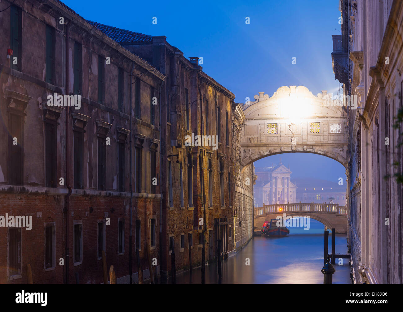 Seufzerbrücke, Dogenpalast, Venedig, UNESCO World Heritage Site, Veneto, Italien, Europa Stockfoto