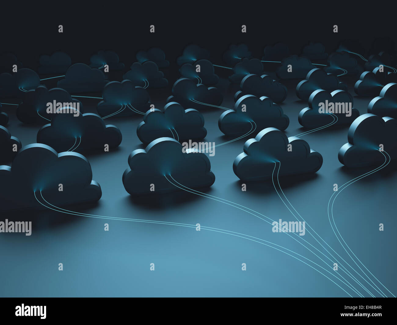Bild Hintergrund Konzept des Cloud computing. Stockfoto