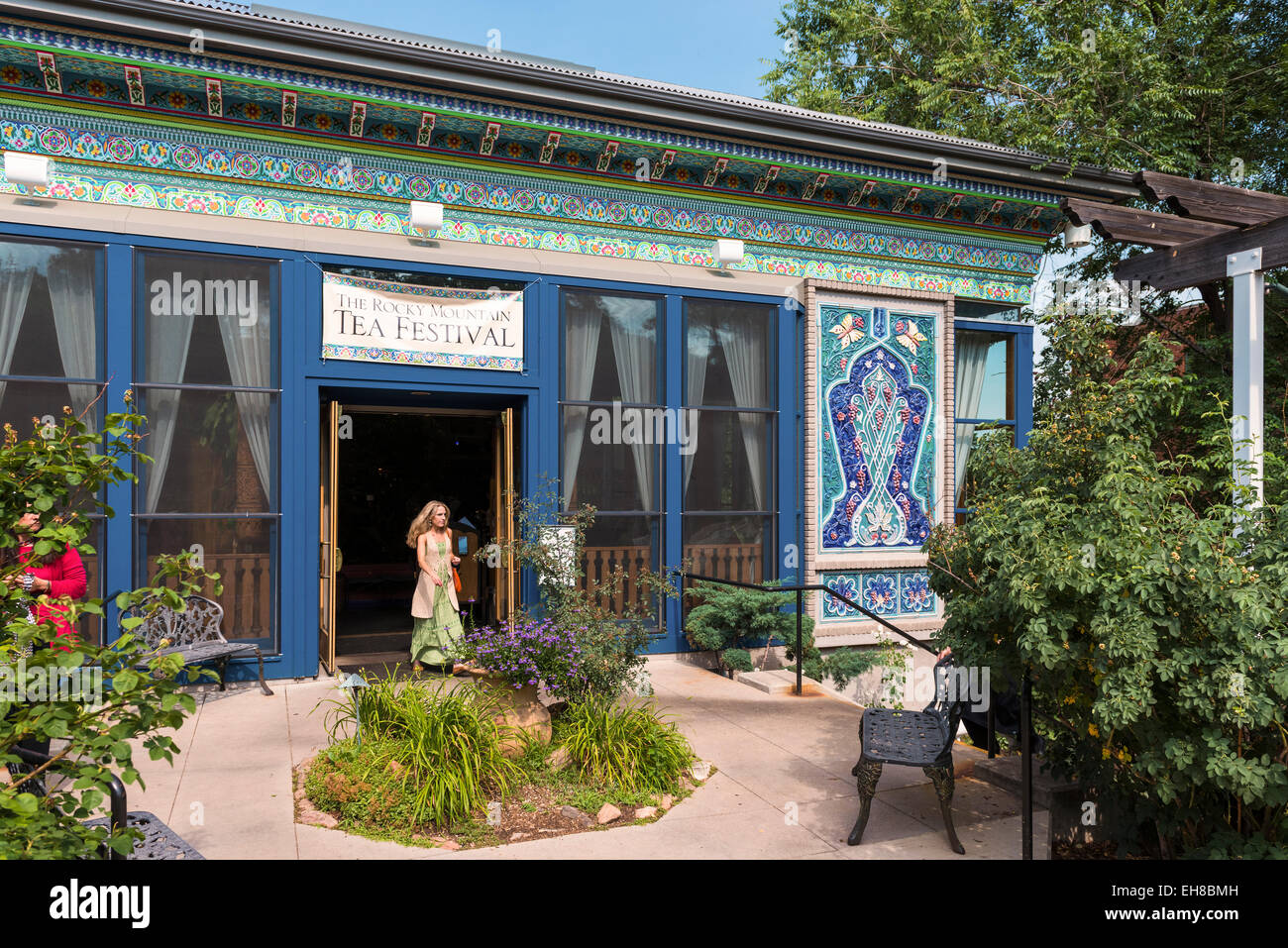 Boulder, Colorado, USA - Dushanbe Teehaus Stockfoto