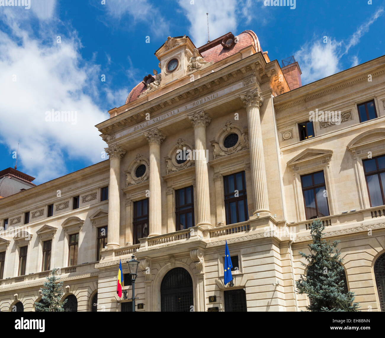 Die Nationalbank von Rumänien Gebäude in Bukarest, Rumänien, Europa Stockfoto