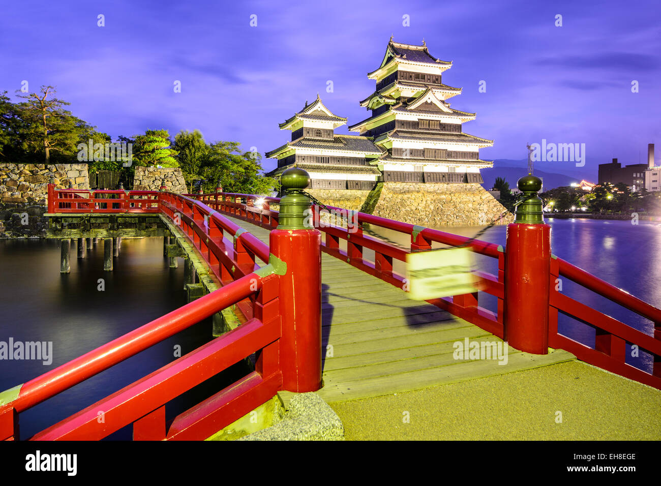 Matsumoto Castle in Nagano, Japan. Stockfoto