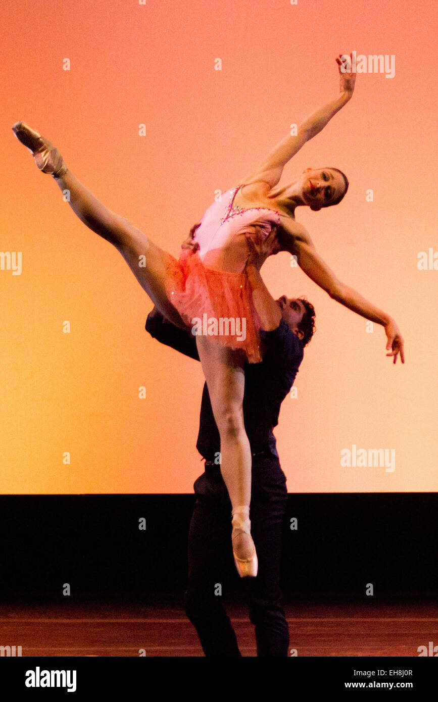 New York Ballettstar in Gran Gala im Auditorium Parco della Musica Italien Stockfoto