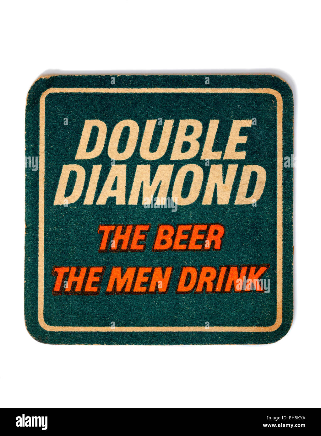 Vintage simGangster Werbung Double Diamond Beer Stockfoto