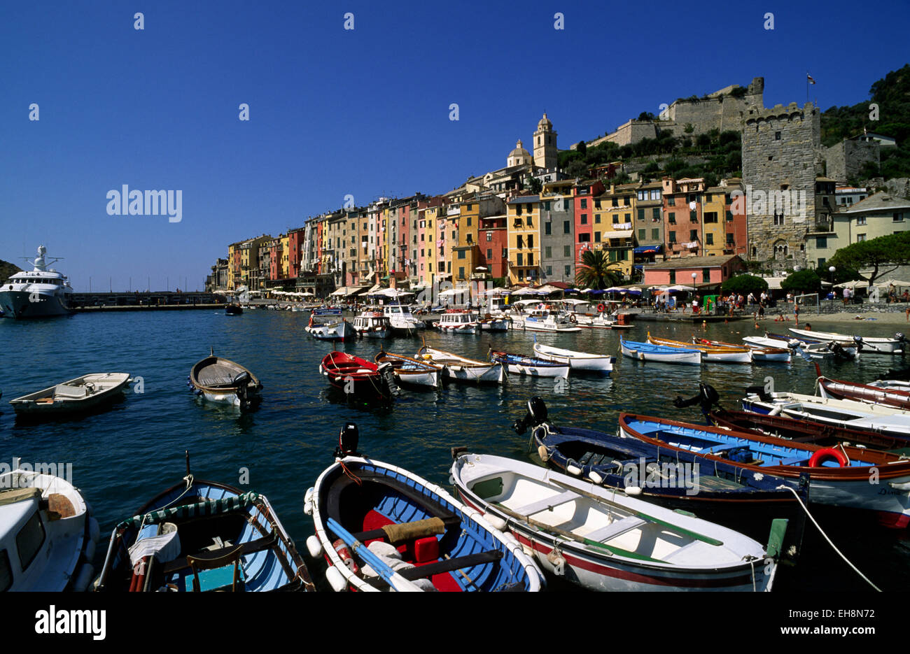 Italien, Ligurien, Riviera di Levante, Portovenere Stockfoto