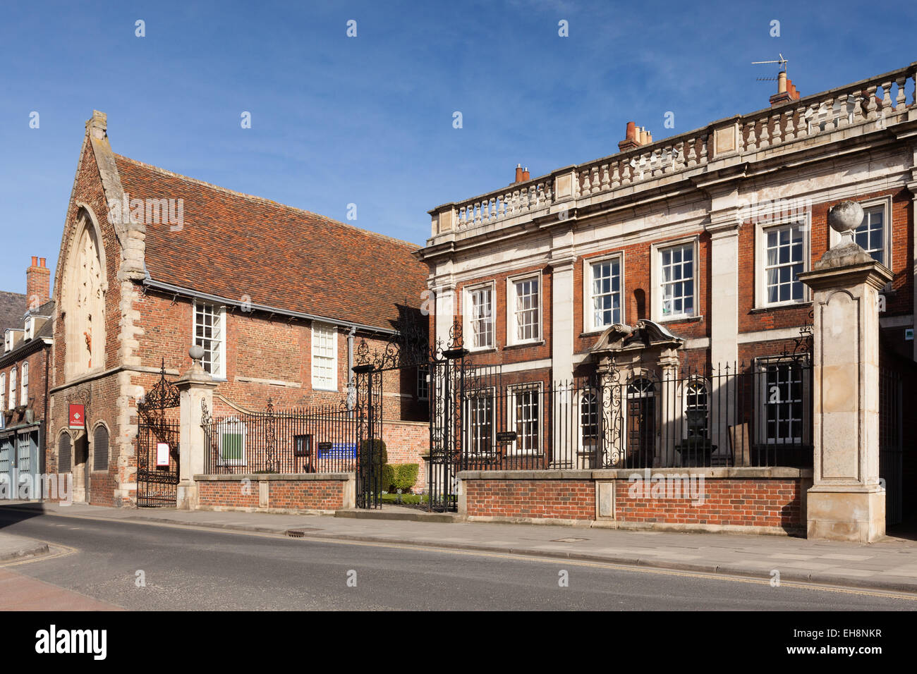Boston Guildhall Museum und Fydell Haus, Boston, Lincolnshire, UK. März 2015. Stockfoto