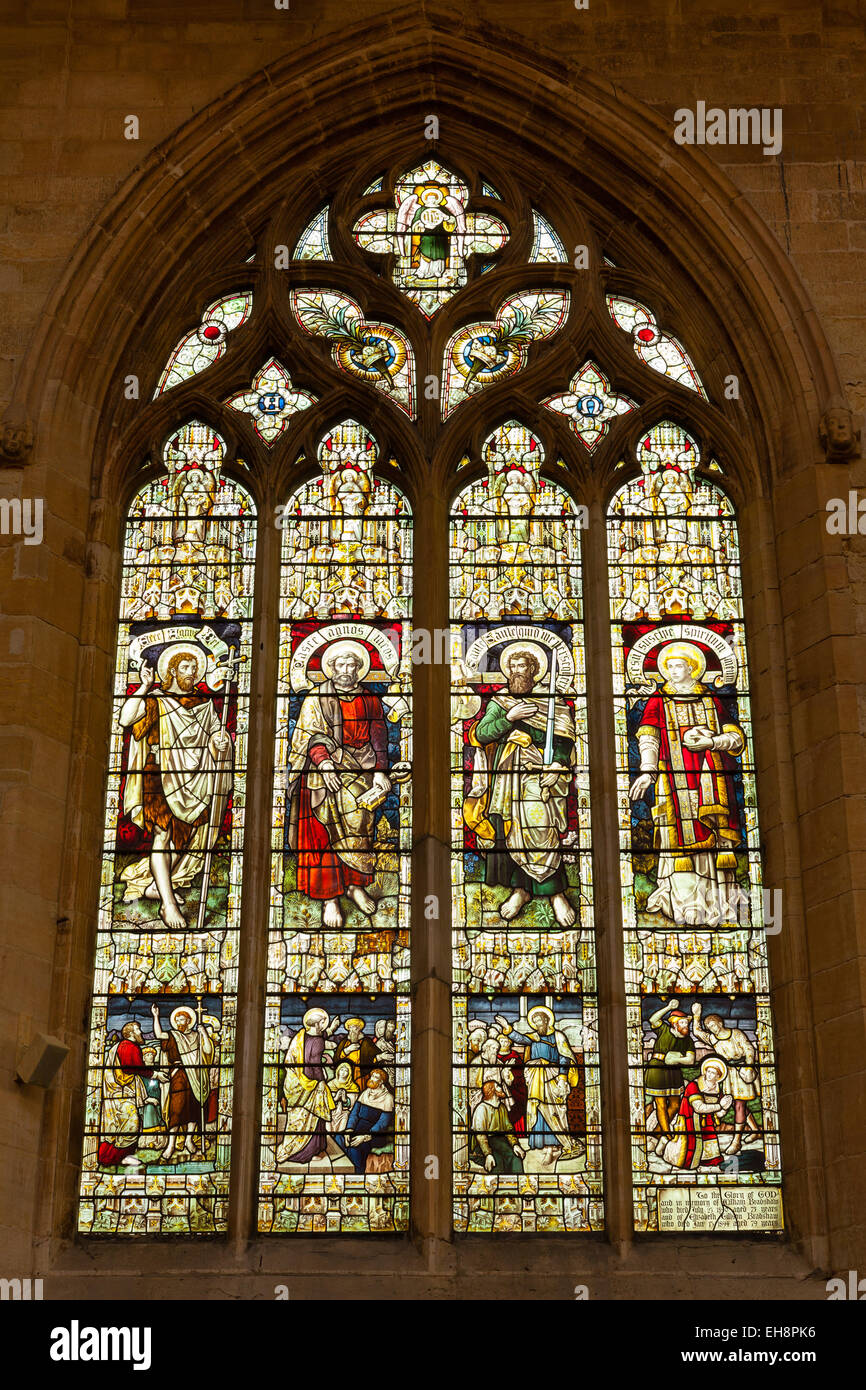 Kirche St. Botolph (bekannt als die Boston Stump), Boston, Lincolnshire, UK. März 2015. Stockfoto