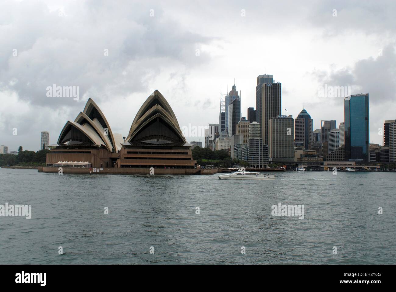 Sydney, Port Jackson; Sydney Opera House; Skyline Stockfoto