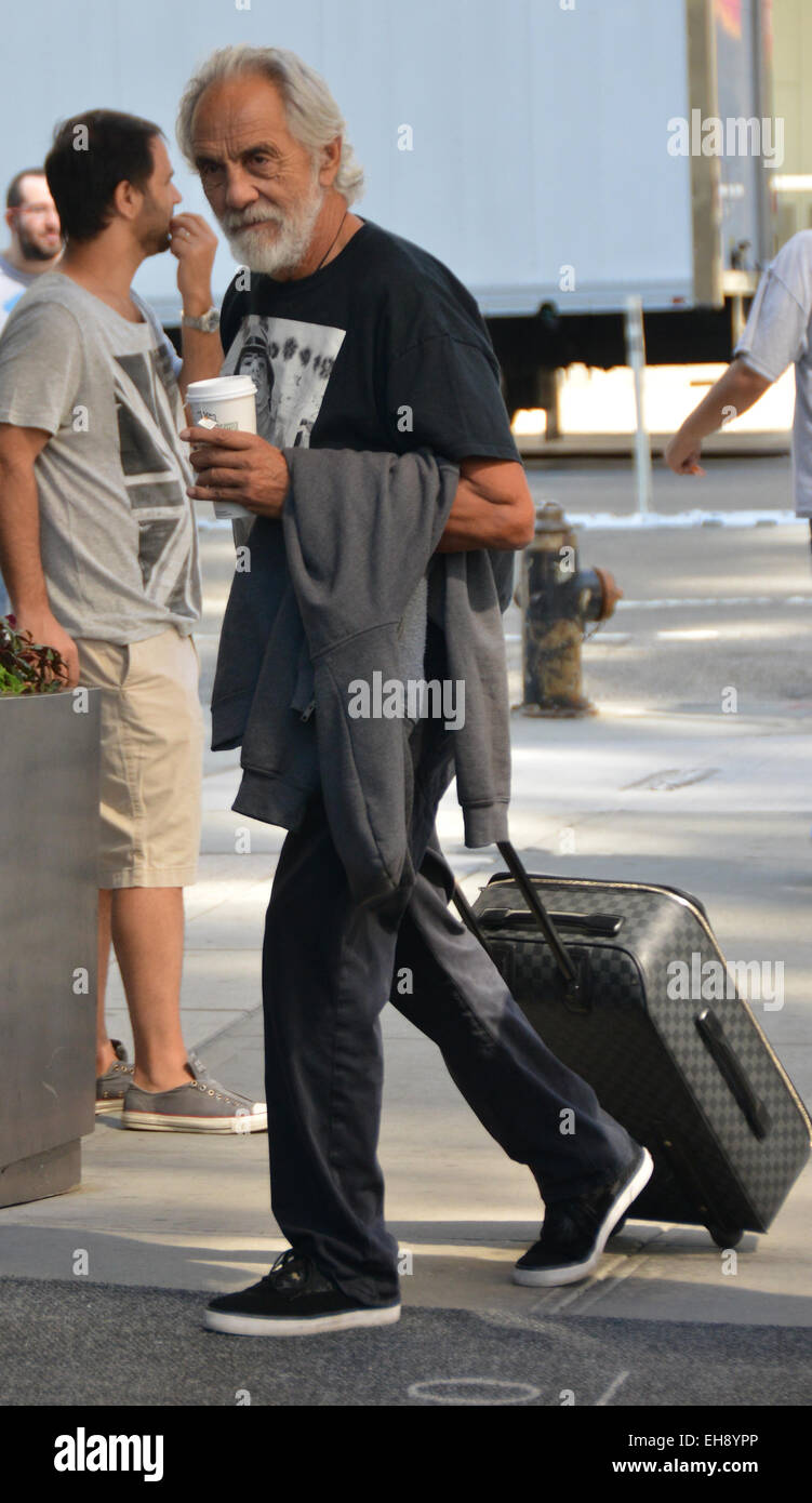 Die Besetzung von Dancing with the Stars Staffel 19 New York City mit: Tommy Chong Where: Manhattan, New York, USA bei: 04 Sep 2014 Stockfoto