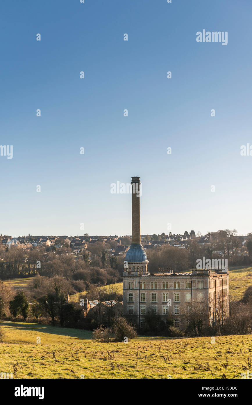 Bliss-Mühle ist eine ehemalige Tweed-Mühle in Chipping Norton in den Cotswolds, Oxfordshire. Die Mühle hat nun zu Wohnungen umgebaut. Stockfoto