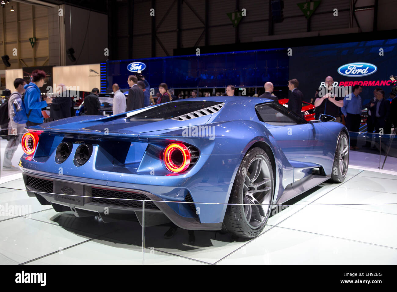 Ford GT auf der Genfer Motor show 2015 Stockfoto