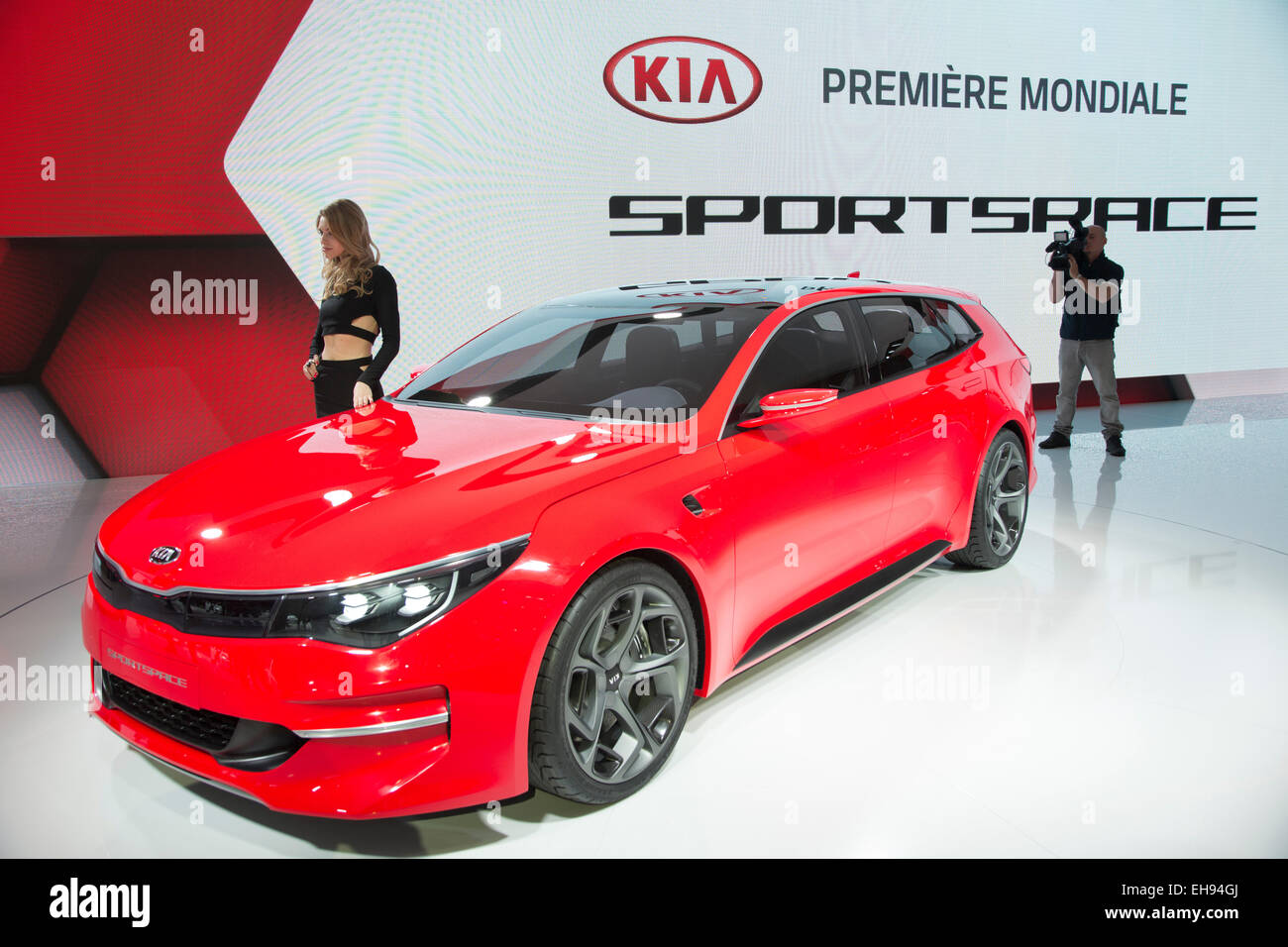 Kia Sportspace auf der Genfer Motor show 2015 Stockfoto