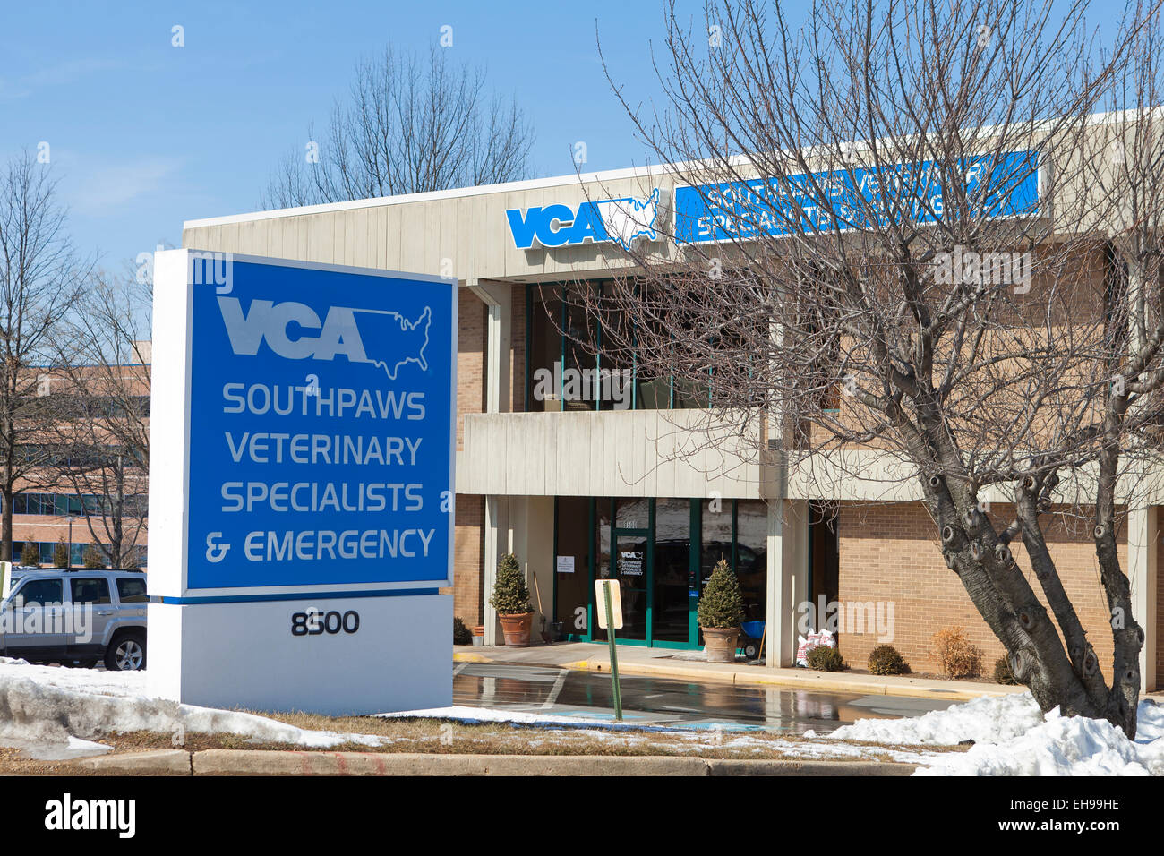 Tierklinik - Virginia USA Stockfoto