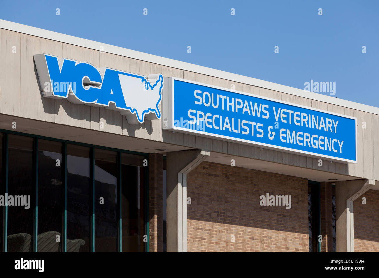 Tierklinik - Virginia USA Stockfoto