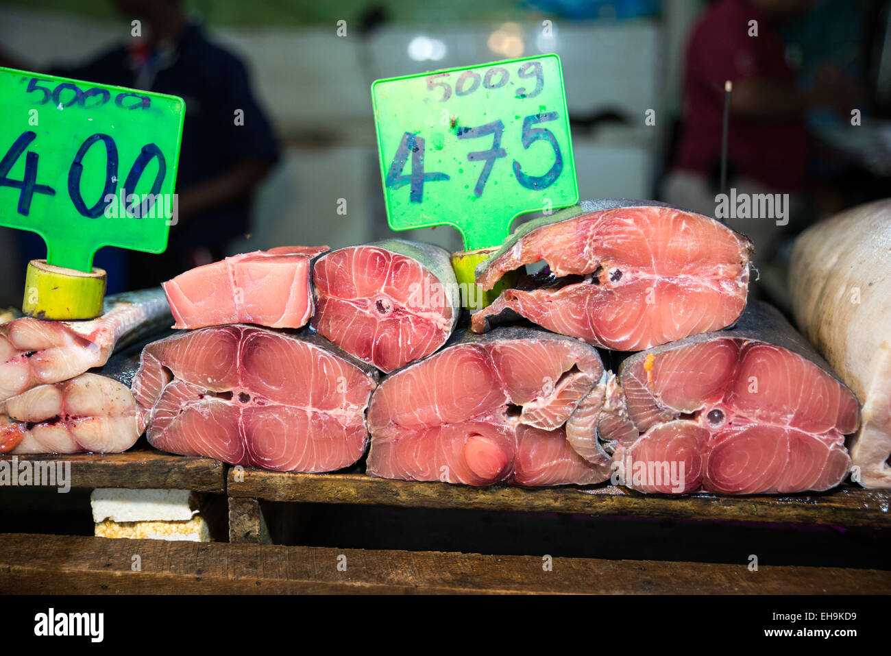 Lebensmittelmarkt in Nuwara Eliya, Kandy Provinz, Sri Lanka, Asien Stockfoto