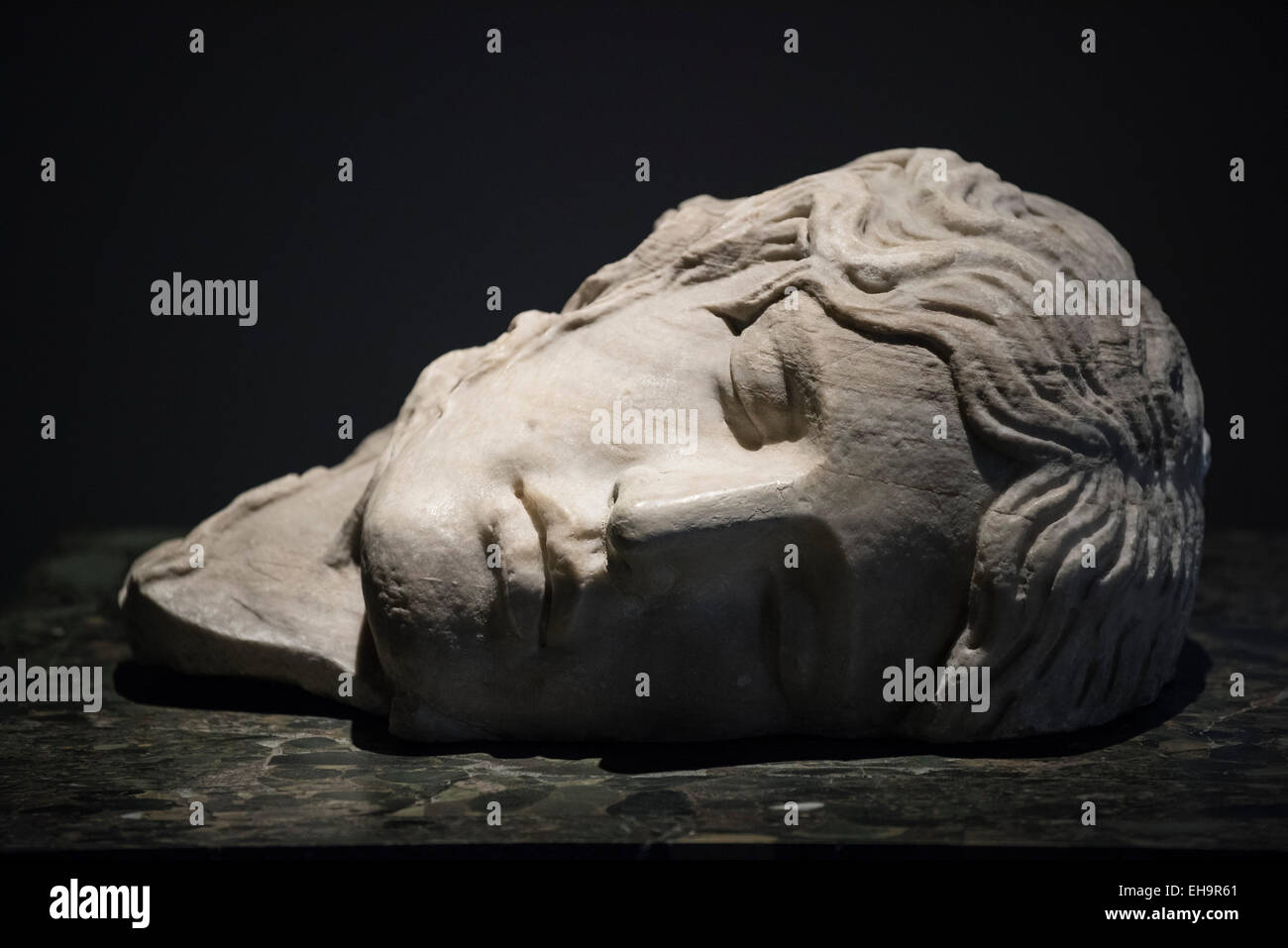 Rom. Italien.  Medusa Ludovisi (oder schlafen Fury) (2. C AD) Palazzo Altemps. Museo Nazionale Romano. Stockfoto