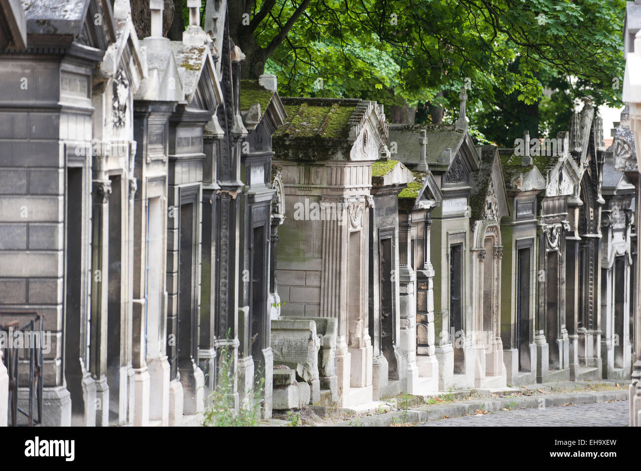 Friedhof Pere Lachaise Paris Ile de France Europe Stockfoto