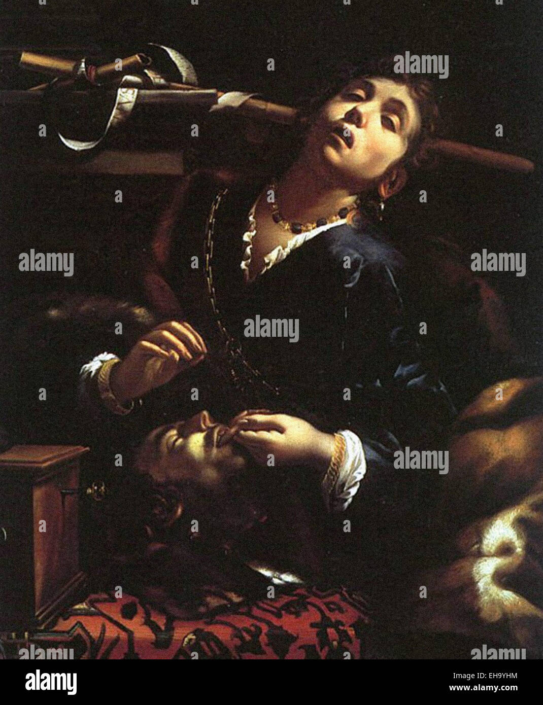 Francesco Cairo Herodias mit dem Kopf von Johannes dem Täufer Stockfoto