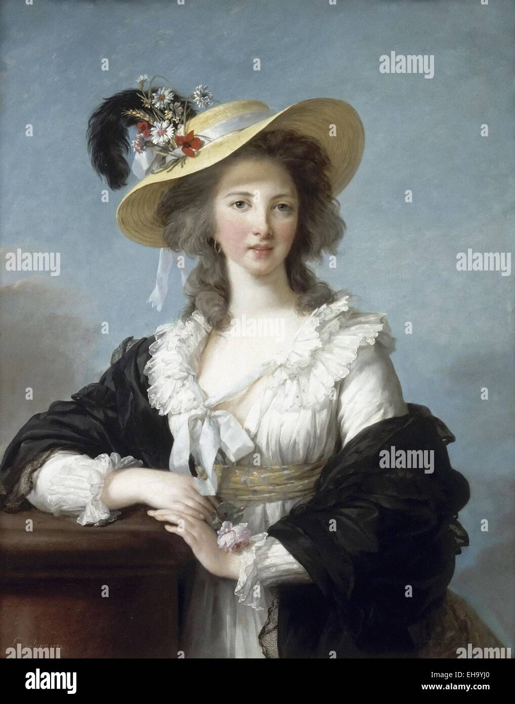 Elisabeth Louise Vigée-Le Brun Porträt der Herzogin de Polignac Stockfoto