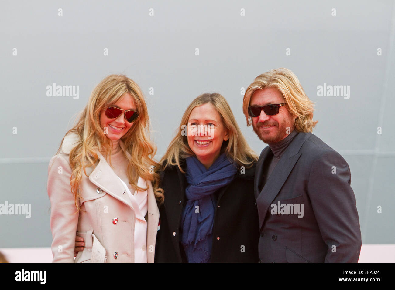 Friseur Nicky Clarke besucht die Namensgebung Zeremonie Britannia. Stockfoto