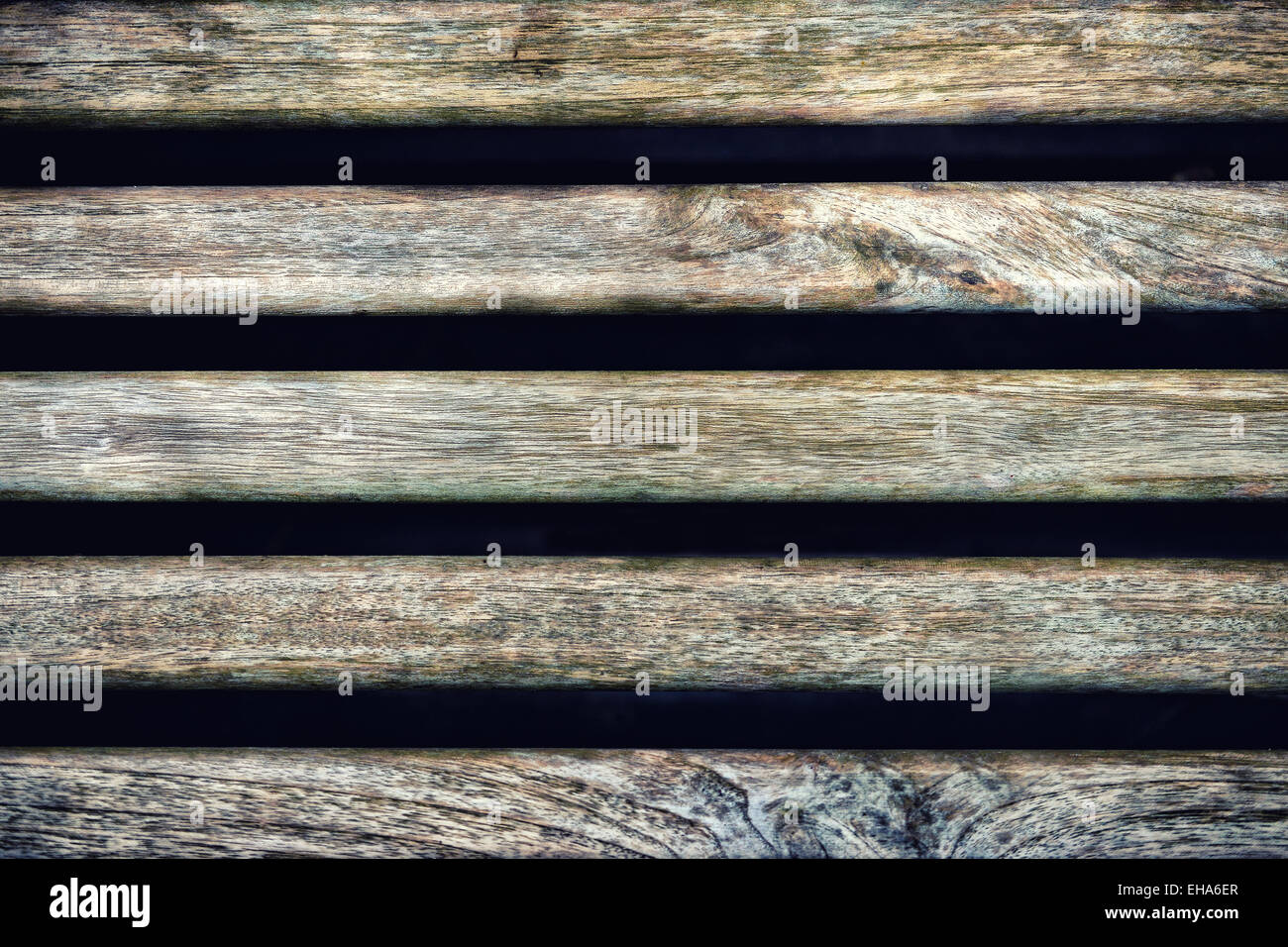 Alten Holzstruktur mit horizontalen Linien Stockfoto
