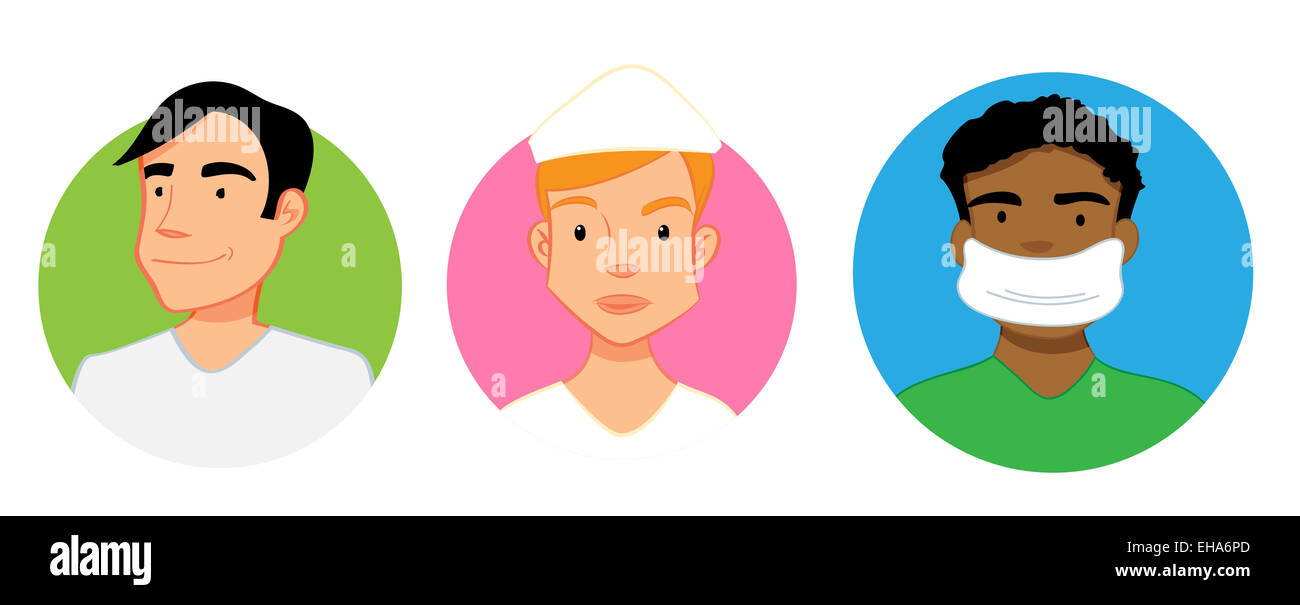 Ärzte und Krankenschwester Stockfoto