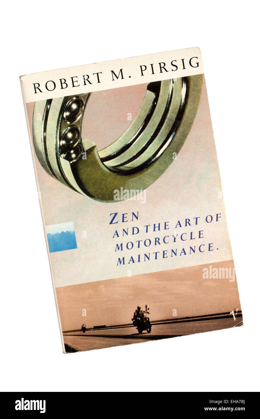 Eine Taschenbuchausgabe des Zen und der Art of Motorcycle Maintenance von Robert M. Pirsig. Stockfoto