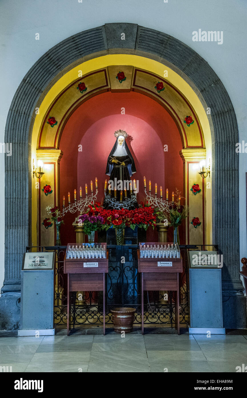 Gran Canaria, Las Palmas Kirche von St. Augustin Stockfoto