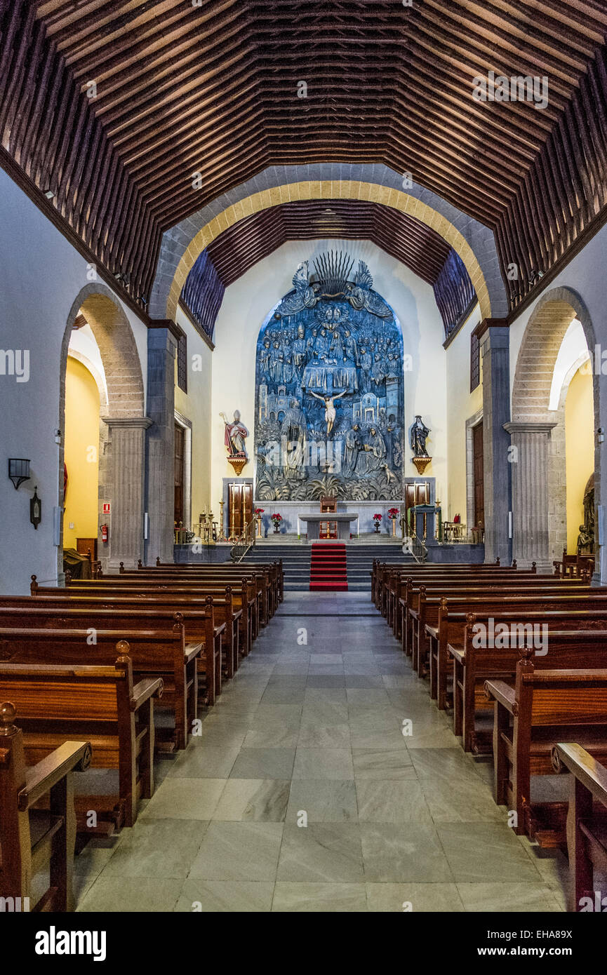 Gran Canaria, Las Palmas Kirche von St. Augustin Stockfoto