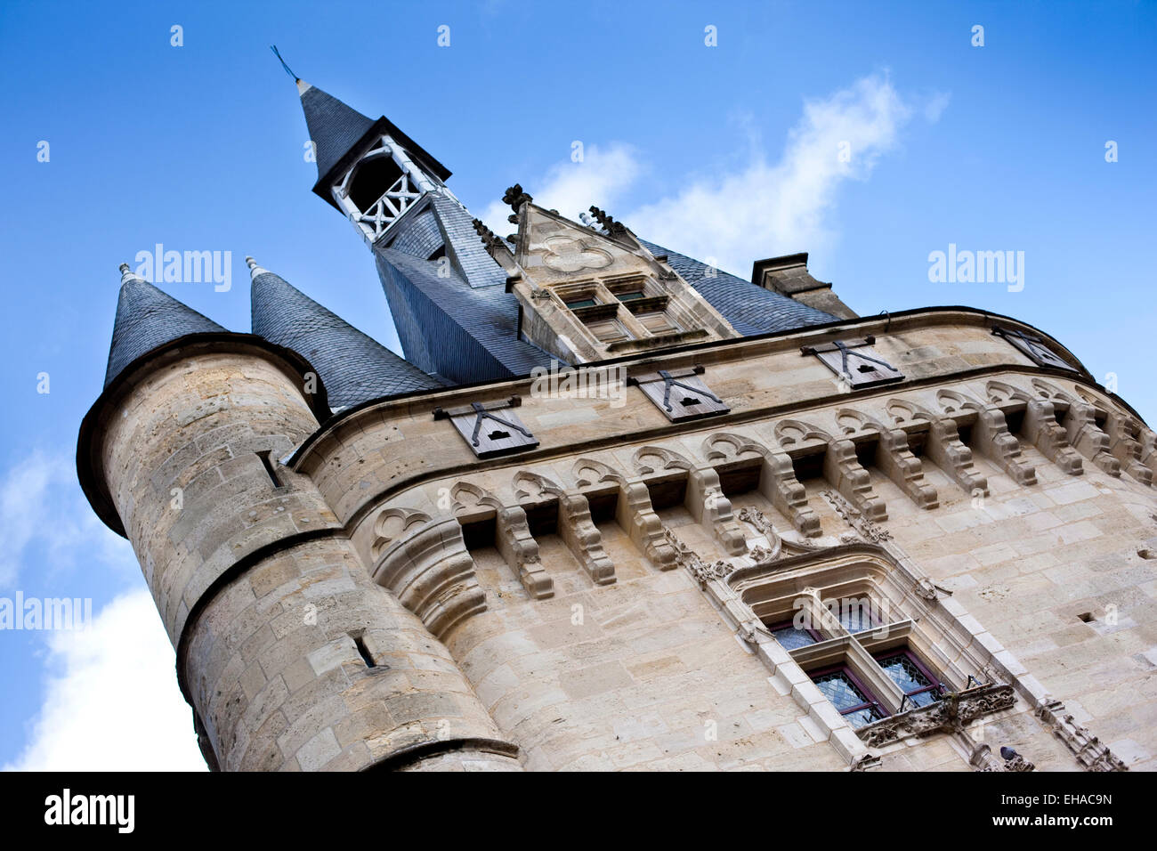 Denkmal "Porte Cailhau" in Bordeaux, Frankreich Stockfoto