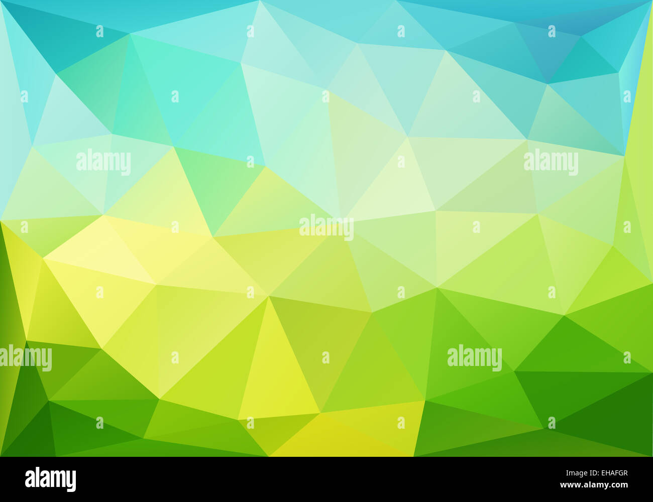 abstrakte blauen und grünen low-Poly Hintergrund, Vektor-Design-element Stockfoto