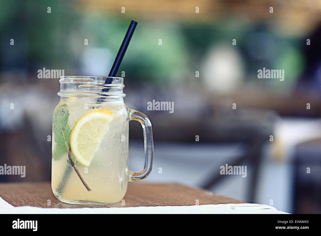 hausgemachte Limonade Stockfoto