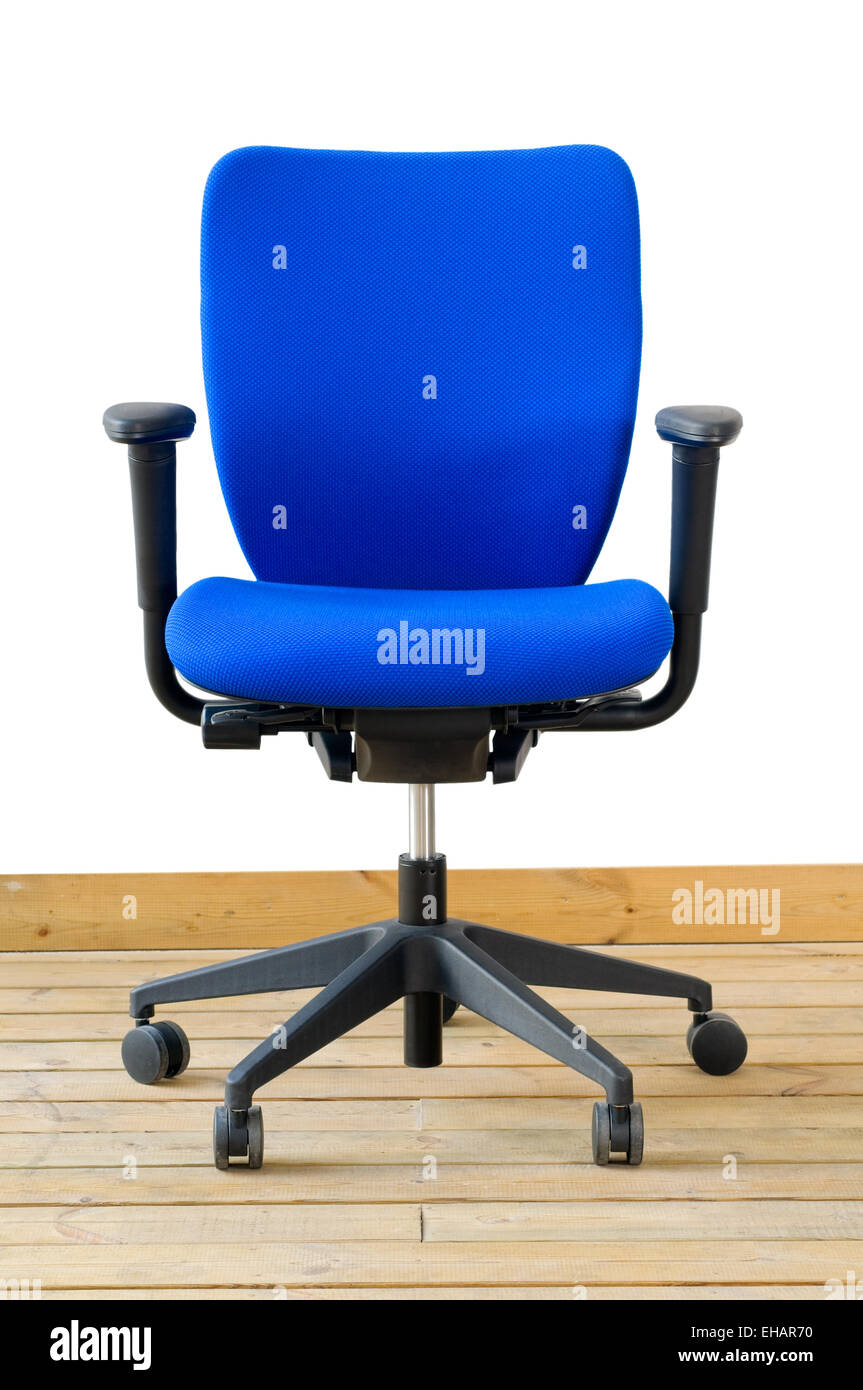 moderne blaue Bürostuhl Stockfoto