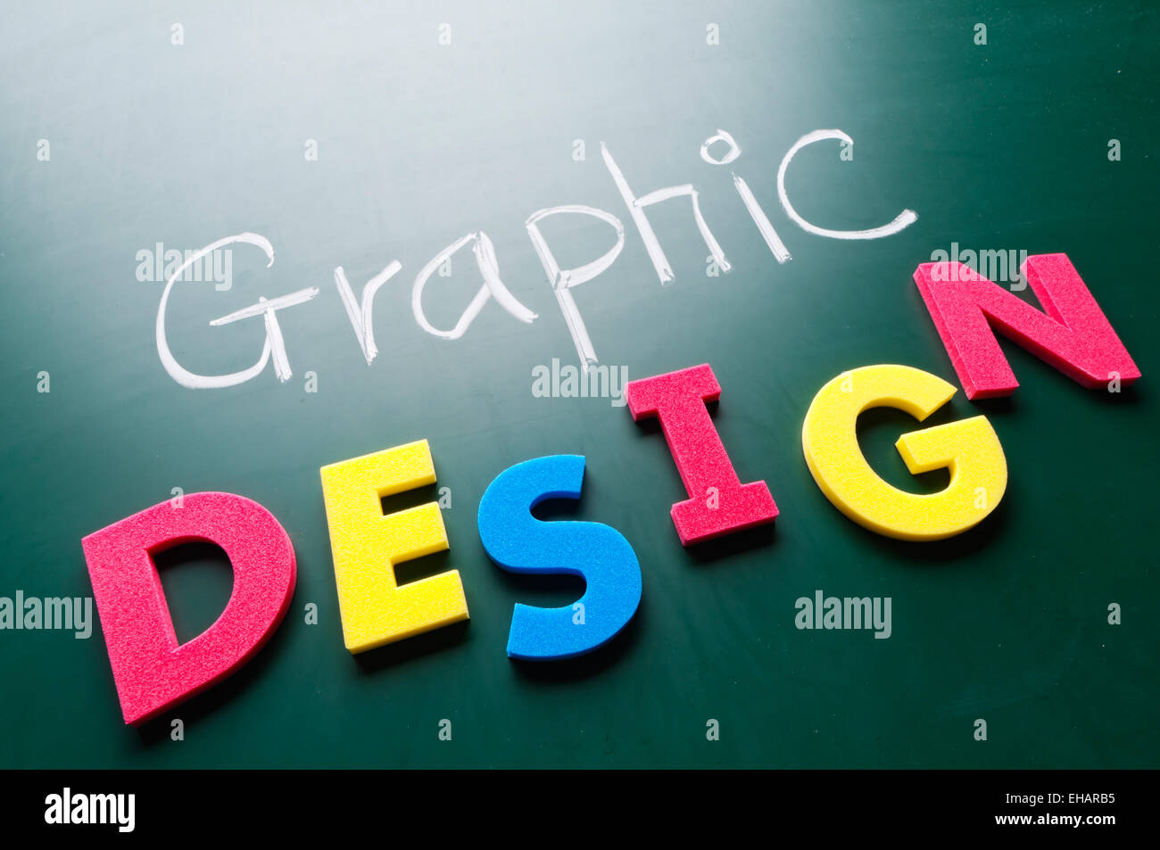 Grafik-Design-Konzept Stockfoto