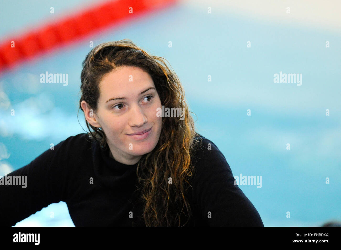 Camille MUFFAT - 06.12.2013 - Championnats de France de Natation-Petit Bassin-Dijon-Foto: Amandine Noel / Icon Sport Stockfoto