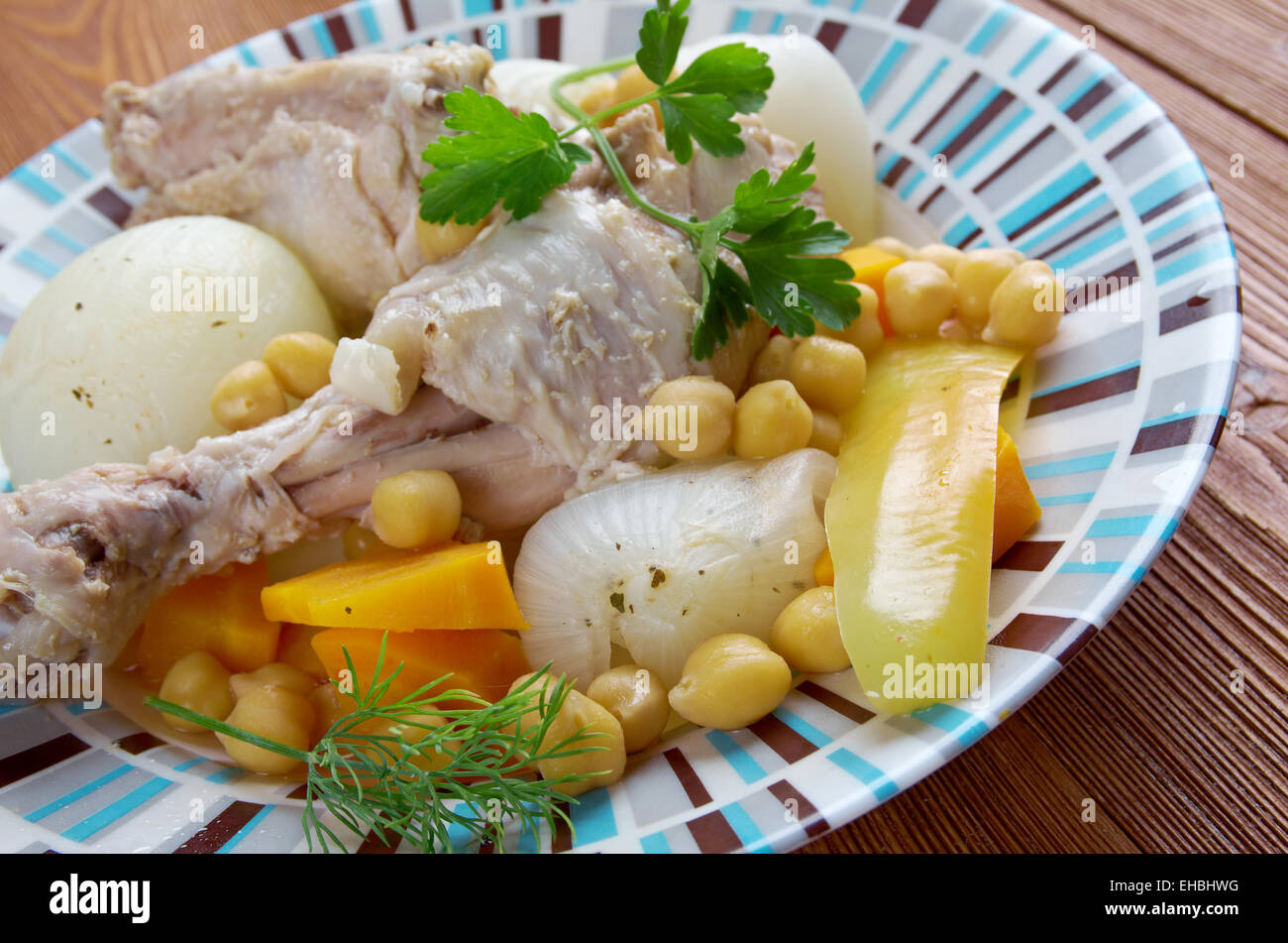 Tajine el besbes Stockfoto