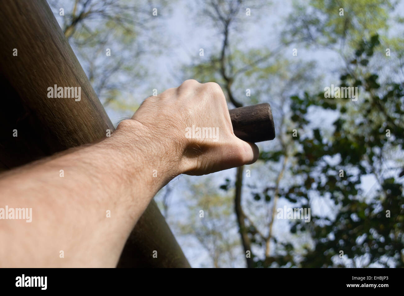 Bewegung im freien Stockfoto
