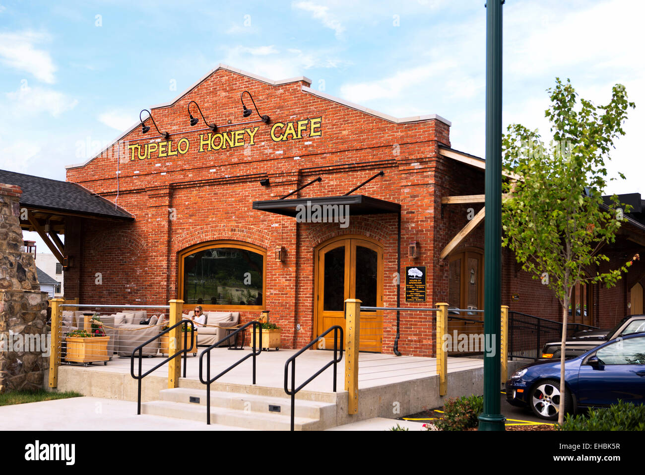 Tupelo Honey Cafe in Johnson City, Tennessee Stockfoto