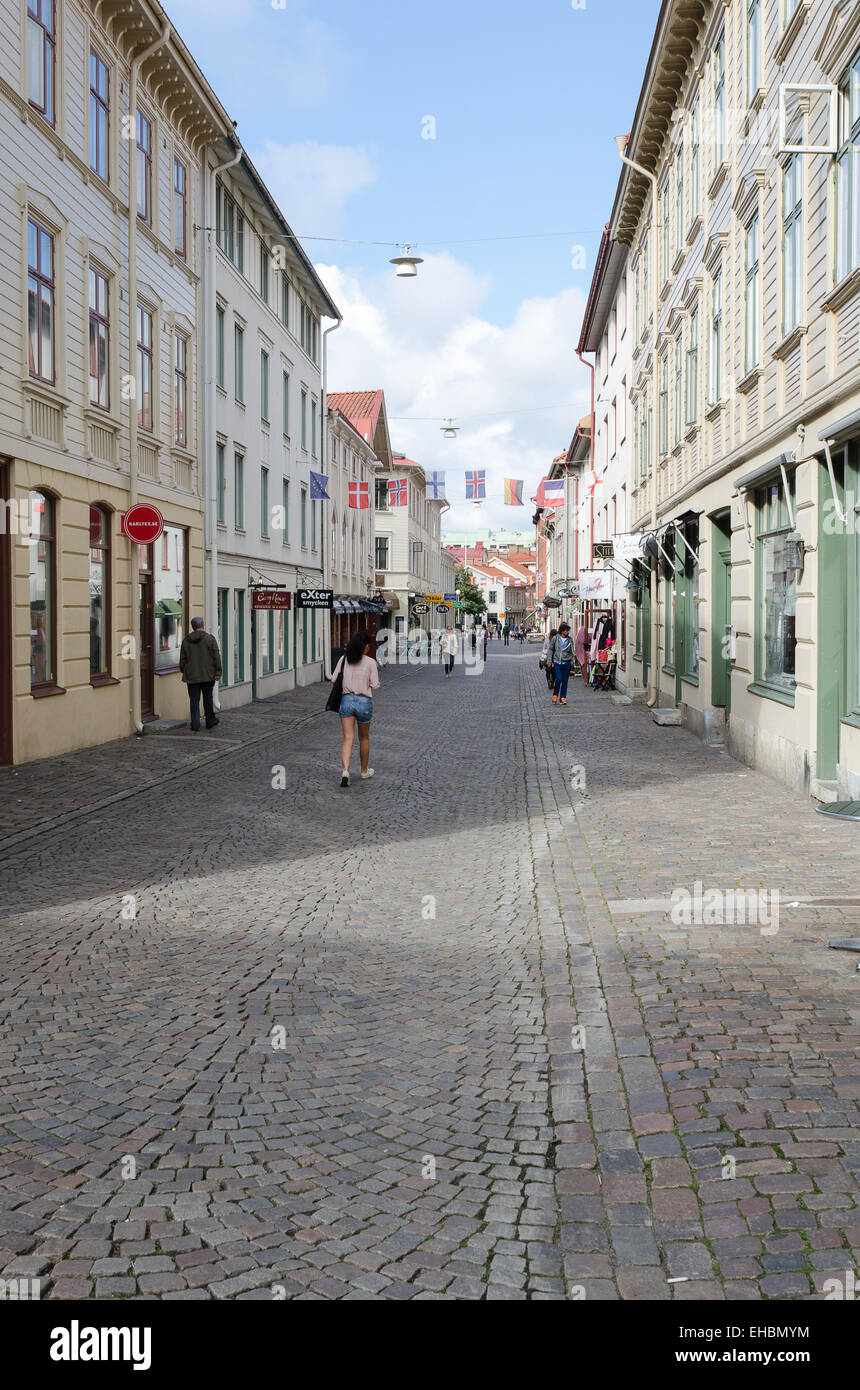 eine sehr alte Stadt in der Mitte der Stadt Göteborg Stockfoto