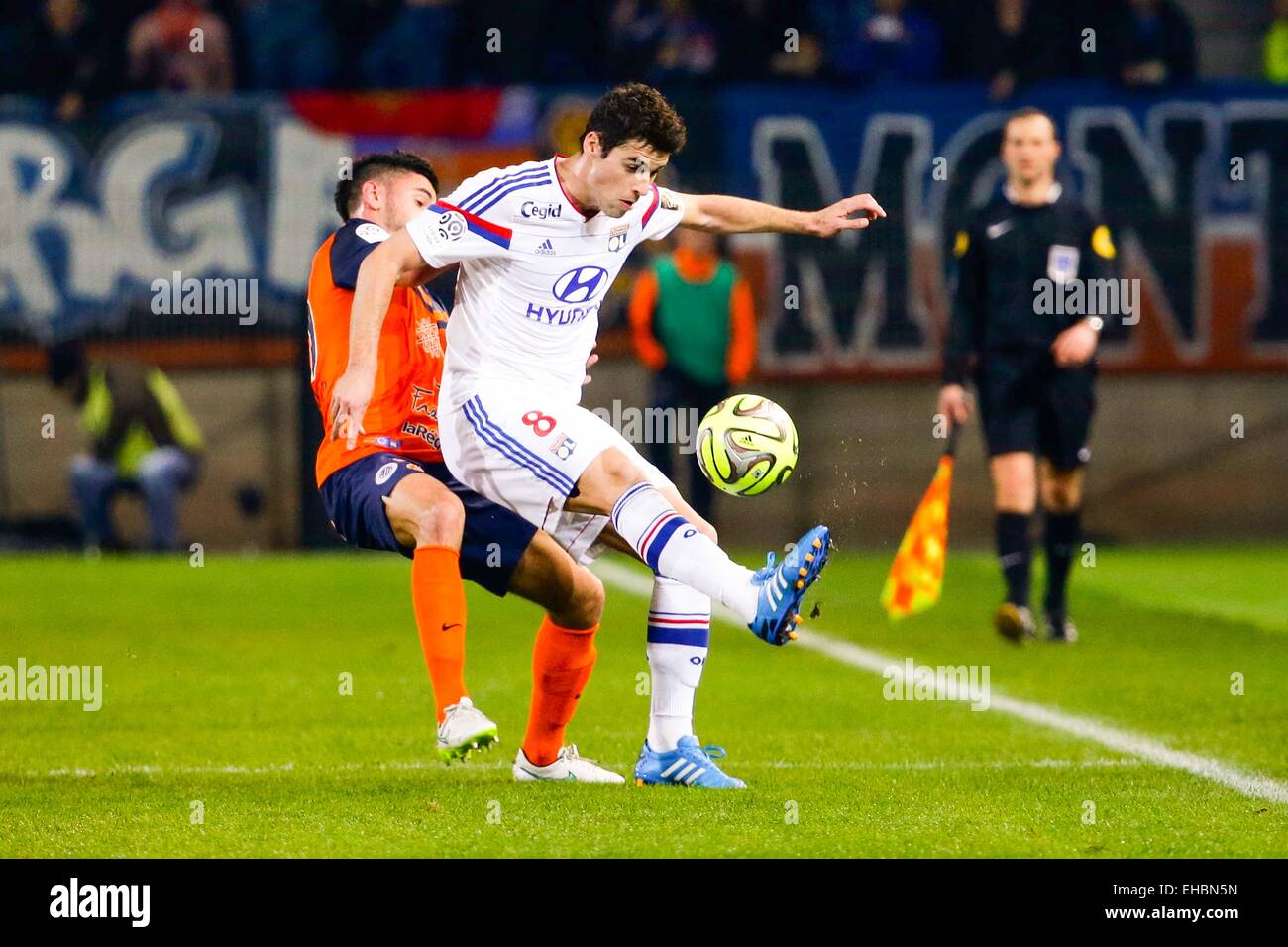 Yoann Gourcuff - 08.03.2015 - Montpellier/Lyon - 28eme Journee de Ligue 1. Foto: Andre Delon/Icon Sport. Lokale Beschriftung Stockfoto