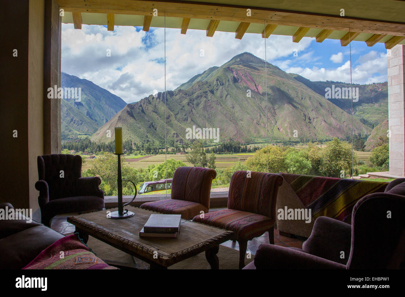 Inkaterra Hacienda Urubamba, Heiliges Tal, Cusco Region, Urubamba Provinz, Bezirk von Machu Picchu, Peru Stockfoto