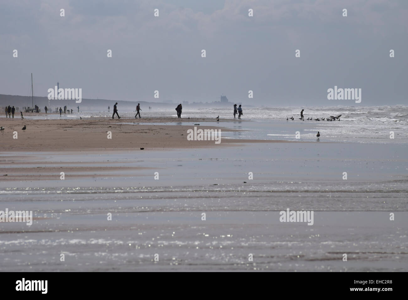 ein Tag am Meer, Zandvoort, Niederlande Stockfotografie Alamy
