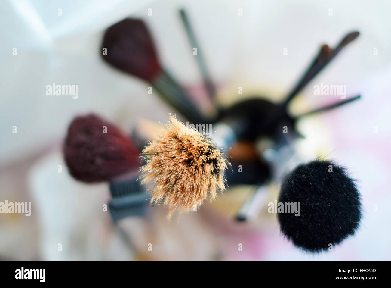 Make-up Pinsel set Stockfoto