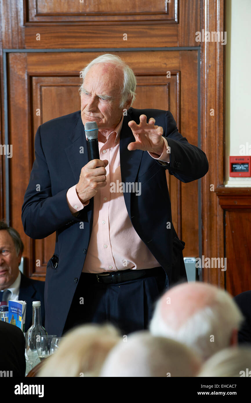 Peter Schnee am literarischen Oldie Mittagessen 03.10.15 Stockfoto