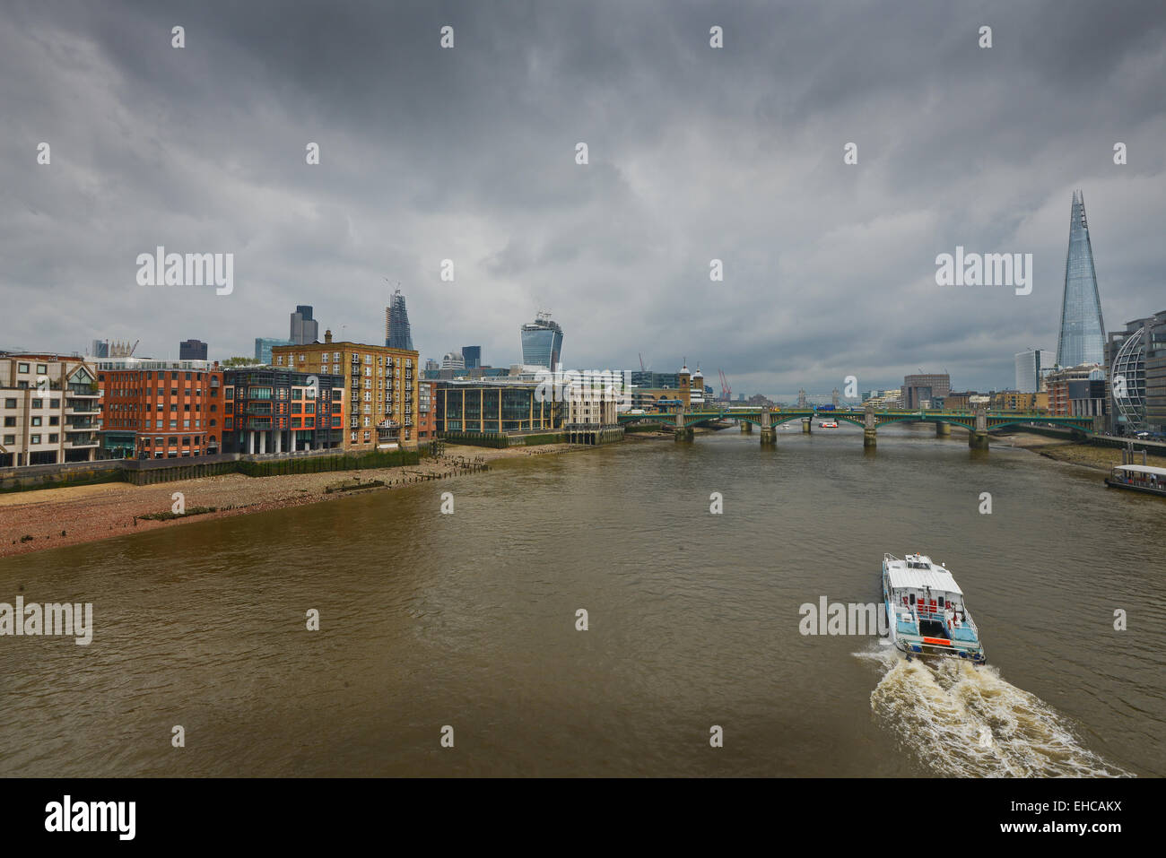Blick auf die Stadt London Stockfoto