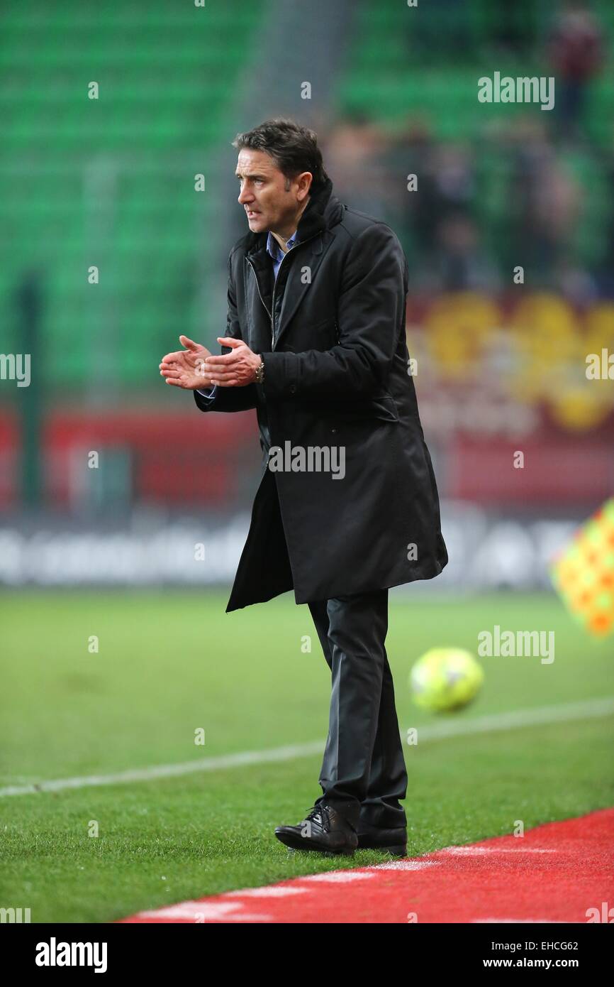 Philippe MONTANIER - 07.03.2015 - Rennes/Metz - 28eme Journee de Ligue 1. Foto: Vincent Michel/Icon Sport. Lokale Beschriftung Stockfoto