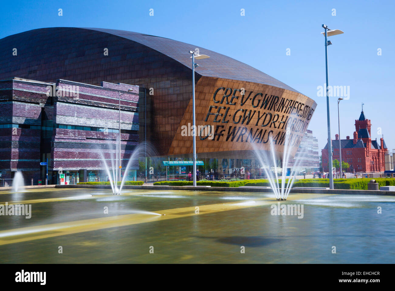 Millenium Centre, Cardiff Bay Stockfoto