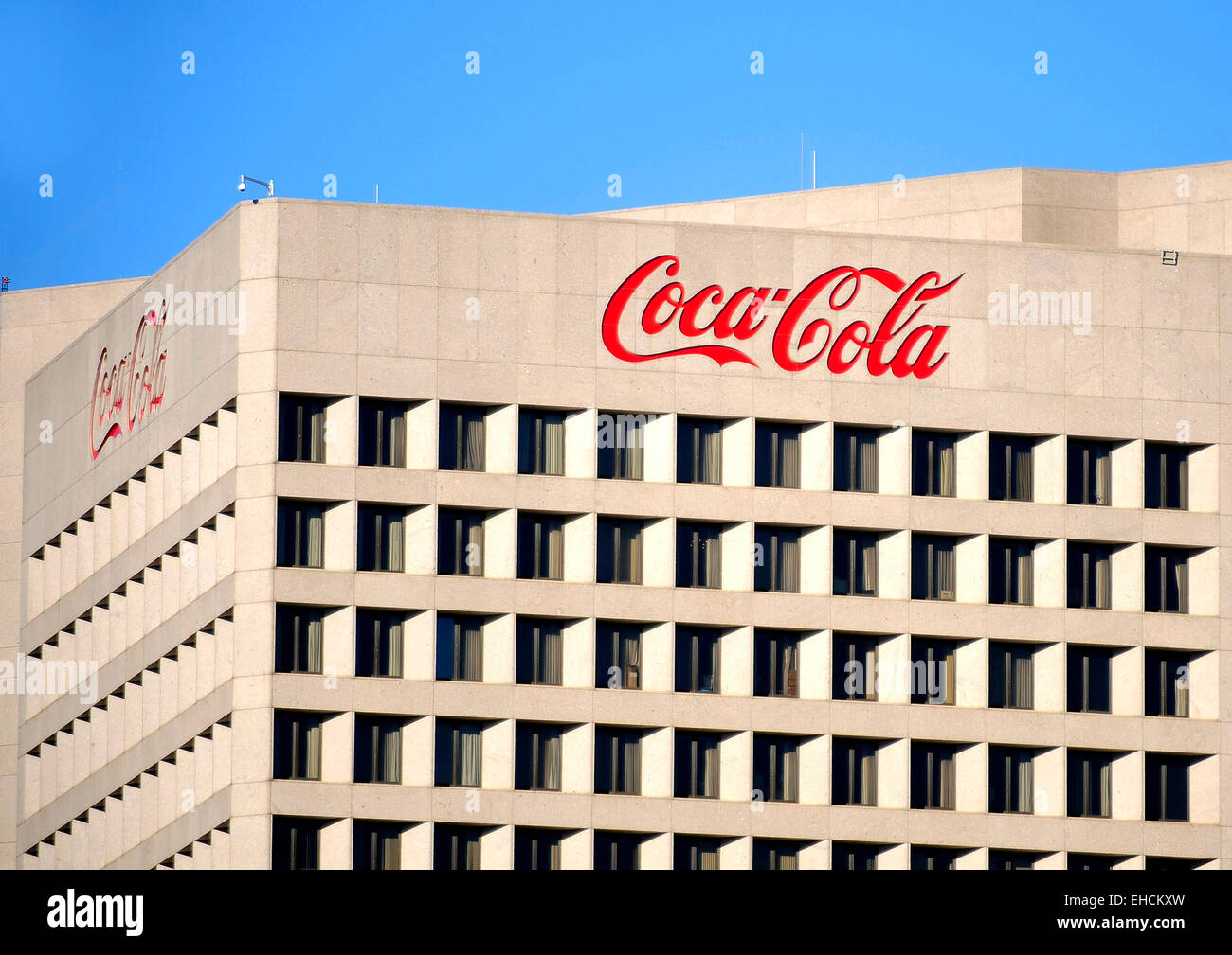 Welthauptquartier der Coca-Cola, Atlanta, Georgia, Vereinigte Staaten Stockfoto